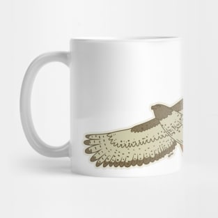 red tailed hawk Mug